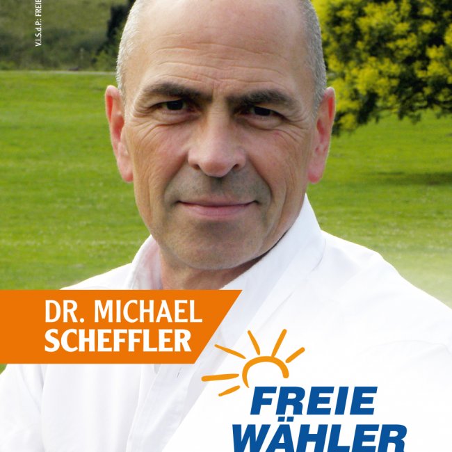 Dr. Michael Scheffler, Themenkarte Forderseite